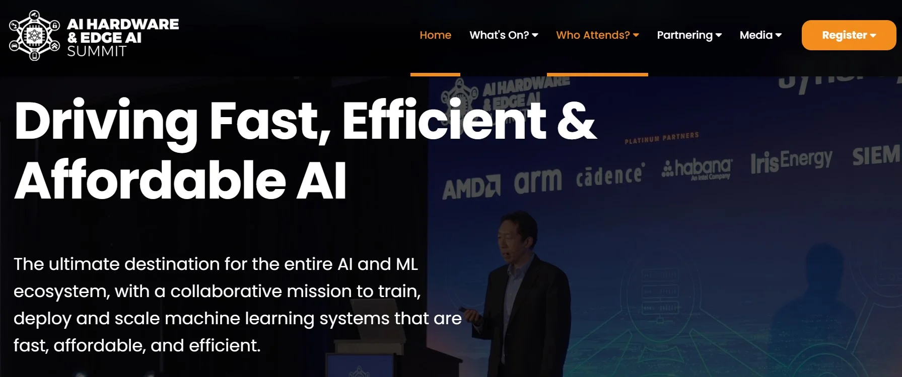 printscreen of the website of AI Hardware & Edge AI Summit 2024 <a href="https://aihwedgesummit.com/events/aihwedgesummit" rel="nofollow">Source</a>