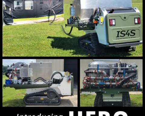 IS4S is inviting members of government, industry, and academia to meet the HERO (Helicopter Expedited Refueling Operations) robot, a fully autonomous fueling robot designed to reduce the manpower required to refuel aircraft at forward arming and refueling points (FARP). HERO uses waypoint navigation, real-time path planning, and obstacle avoidance to deliver up to 400 gallons of aviation fuel to aircraft at FARP for hot refueling. Throughout the entire refueling process HERO maximizes safety and efficiency in the field: A single operator uses a rugged tablet to queue multiple HERO robots to move from a fuel source (such as a truck or blivet) to specific landing pads when aircraft are inbound for refueling or rearming. The robots use waypoint navigation, real-time path planning, and obstacle avoidance to navigate safely around humans to their assigned landing pad. As a robot gets within 100 feet of the pad, artificial intelligence (AI) algorithms are used to identify the aircraft type and orientation and to position the robot appropriately at the aircraft's refueling port. Fuel is pumped into the aircraft at the maximum allowable flow rate to ensure the fastest possible refueling operation. As multiple HERO robots refuel aircraft simultaneously, the operator monitors the progress and real-time status of each on the wireless tablet. When the refueling operation is complete, the robots navigate their way back to the fuel source for replenishment. Overall, HERO allows for faster and safer refueling than conventional FARP operations, reduces the required workforce to operate, and provides a 5-to-1 force multiplier. As impactful as HERO is for fueling operations, it represents just the beginning of what can be accomplished with this new line of commercial robotically enabled vehicles (CREVs). In designing CREVs, IS4S and Kleos Technology utilized a new technology integration concept to reduce cost and increase reliability: rather than embark on a clean sheet design, they use commercial construction vehicles as the base chassis and a quick-change skid-mounted payload mounting system that provides a standardized means of adapting any size robot to any payload. Bob Henderson, IS4S Executive Vice President of Systems Integration & Co-Founder, explained the value of this method, stating, "Our line of CREVs provides warfighters with a unique fast-turn alternative to the time consuming and expensive traditional path toward robotic solutions. By leveraging our well-proven purpose-built autonomy system that is easily adaptable to any commercial drive-by-wire vehicle, a large cadre of capability can be quickly made available. CREVs are always the right size for the mission and carry thousands of pounds of active and passive quick-change payloads. All are provided with their own custom integrated shipping container outfitted to provide quick maintenance and repairs at the point of need. IS4S's disruptive CREV approach to robotic solutions combines commercial vehicle reliability with waypoint navigation, real-time path planning, obstacle avoidance, safety around humans, and unprecedented AI capabilities. Perhaps best of all, custom configured CREVs are available in 6 to 8 weeks starting at a price point of just $100K." To summarize the advantages, this approach improves: Cost: Commercial construction vehicles are mass produced and very inexpensive. IS4S robots can be purchased for as little as $100,000 in large quantities. Flexibility: These vehicles are available all over the world with a wide variety of payload capacities and sizes. Reliability: Construction vehicles have multiple millions of hours of use in very austere environments, often with minimal maintenance. Most can be repaired in the field with hand tools in the fully outfitted custom shipping/storage container that comes with each robot. Autonomy: Most commercial construction vehicles are already designed for drive-by-wire operation. IS4S removes the onboard operator controls and attaches their full-capability autonomy kit to enable almost any vehicle to be used as a manually operated or fully autonomous robot. Reusability: Because minimal modifications are required, the vehicle can quickly be converted back to a human-operated vehicle and used for multiple other missions as required. This foundational design innovation facilitates nearly endless use cases for these autonomous and AI-enabled robots: ammunition delivery, flightline tool and part delivery, general cargo hauling, construction, aircraft and boat positioning, perimeter security, littoral obstacle and berm breaching, at-a-distance decontamination of vehicles and equipment, firefighting, bomb disposal, remote site test support, mining and oil site support, large trailer cleaning, and beyond. For additional information, join us at the AUVSI Pathfinder Symposium, visit IS4S.com, email Mar.Com@is4s.com, or contact: Robert Henderson IS4S Executive Vice President of Systems Integration & Co-Founder Email: robert.henderson@is4s.com SOURCE IS4S