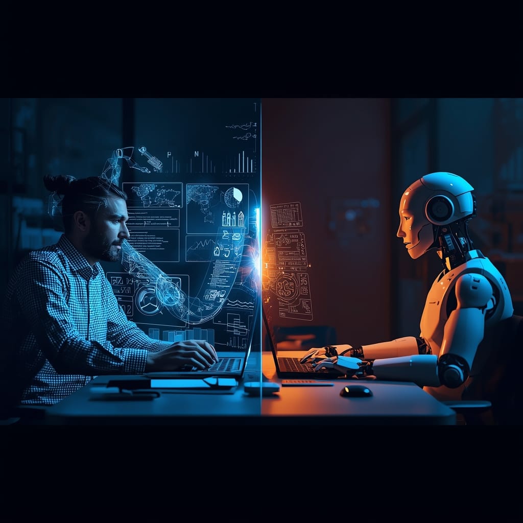 AI as Augmentation vs. Replacement The Real Battle for the Future of Work - featured image