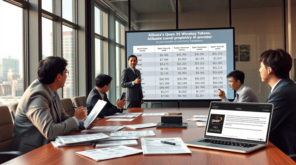 Qwen 3.5 open-source model compared to proprietary AI costs