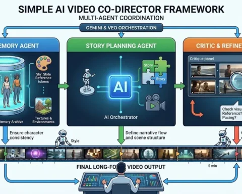 AI video co-director Google’s multi‑agent framework for long‑form video