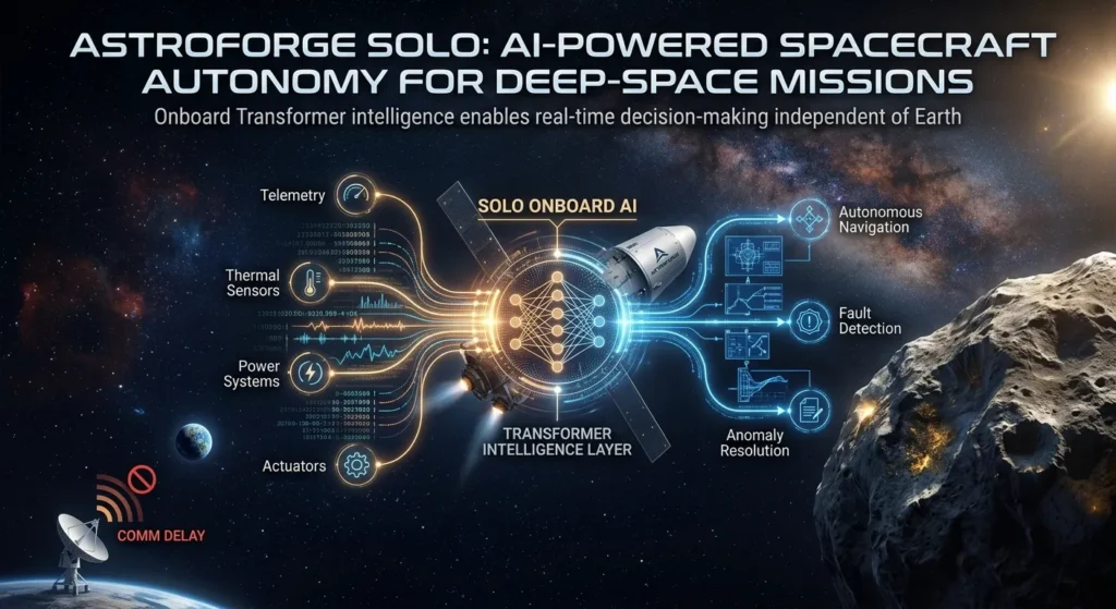 AstroForge Solo AI-Powered Spacecraft Autonomy for Deep-Space Missions