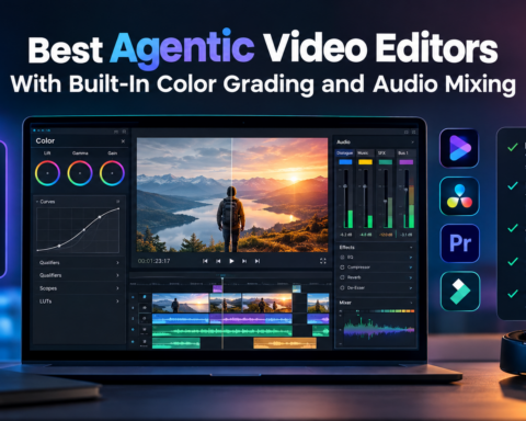 Best Agentic Video Editors With Built-In Color Grading and Audio Mixing