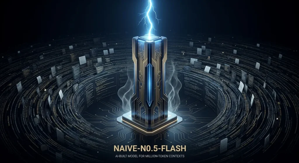 Naive-N0.5-Flash Sparse Attention Enables Million-Token AI Modeling