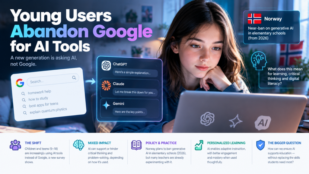 Young Users Abandon Google for AI Tools