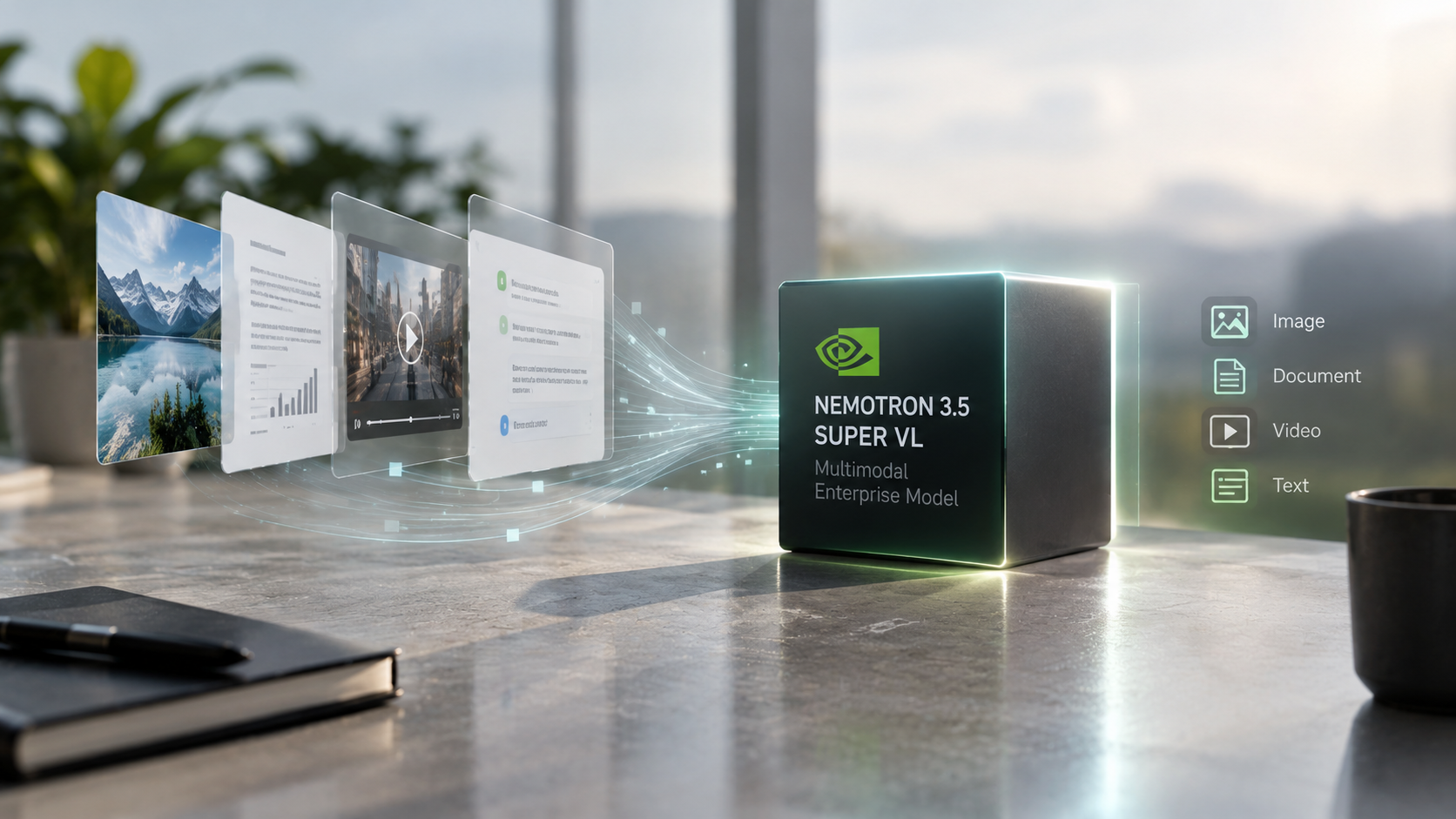 How Nemotron 3.5 Super VL Achieves 3.5x Throughput What It Means for Enterprise Agents - image by NowadAIs