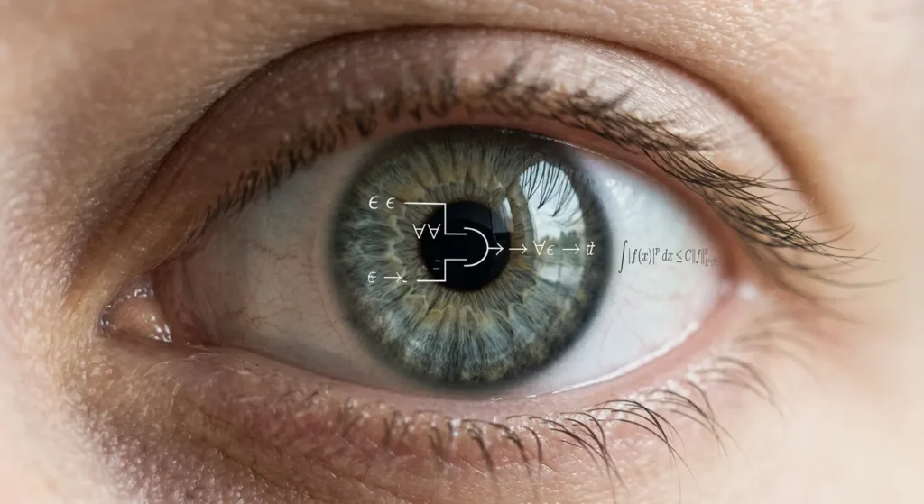 Why OpenAI's Math Breakthrough Matters What the 372 Results Really Mean - featured image, eye with math